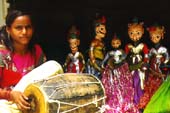 A puppet show in Bikaner