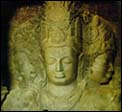The Trimurti at Elephanta