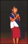 A Naga girl singing