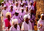 A religious procession at Daulatabad Fort