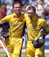 Damien Martyn and Ricky Ponting