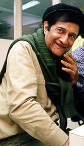 Dev Anand at the Rediff office