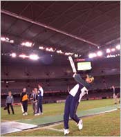 Gilchrist at the Colonial stadium