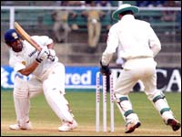 Tendulkar getting stumped