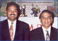 Rajesh Patnaik(Captain) and Sunil Gavaskar