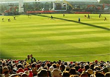 A general view of the cricket field