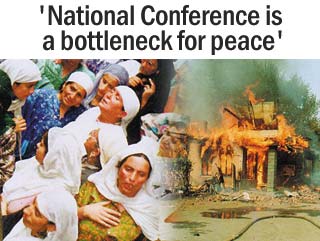 'National Conference is a bottleneck for peace'