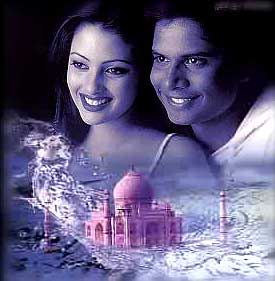  Manoj and Rhea Sen in Taj Mahal 