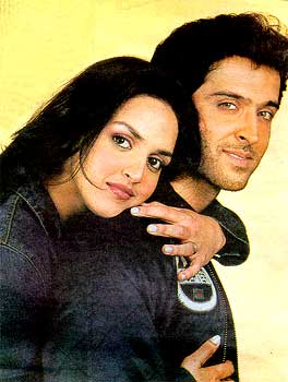 Esha Deol and Hrithik Roshan