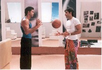 Hrithik Roshan and Saif Ali Khan in Na Tum Jaano Na Hum