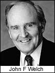 John 'Jack' Welch, chairman, General Electric Company