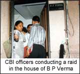 CBI raids at Verma's residence