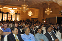 Executives at the Nasscom meet in Mumbai on Tuesday. Photo: Jewella C Miranda