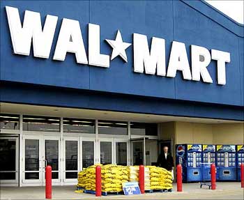 A Wal-Mart store.