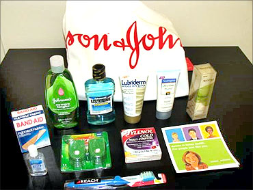 Johnson and Johnson products.