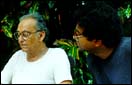 Soumitra Chatterjee and Rituparno Ghosh