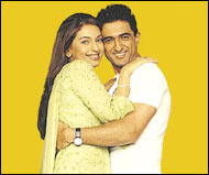 Juhi Chawla and Sanjay Suri in Jhankaar Beats