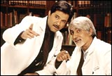 Anil Kapoor with Amitabh Bachchan in Armaan