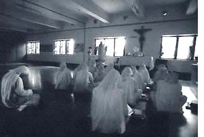 Novices in chapel