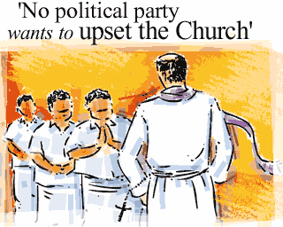 'No political party wants to upset the Church'