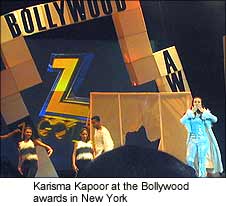 Karisma Kapoor at the Bollywood awards in New York