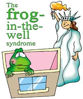 The frog-in-the-well syndrome