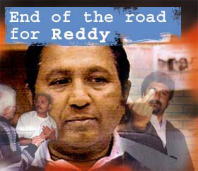  End of the road for Reddy
