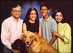 Pooja Kumar and her family