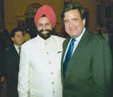 Sant Singh Chatwal with then US Energy Secretary Bill Richardson during the luncheon hosted in Prime Minister Vajpayee's honour by then US Vice-President Al Gore in September 2000