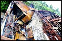 The sawmill where Zainuddin Sutar was burnt alive