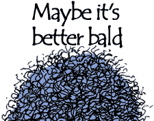 Maybe it's better
bald