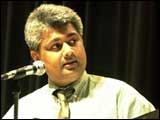 Tunku at the staged reading of Tharoor novel 'Riot' in New York
