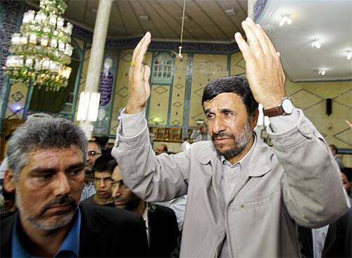 Mahmoud Ahmadinejad, President of the Islamic Republic of Iran.