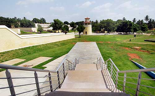 Another panoramic view of the tower and park.