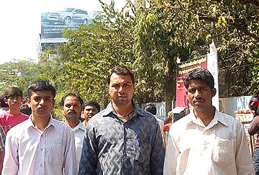 (Left) Tushar Nagawade, Vishal Gondhale and Anil Jawle