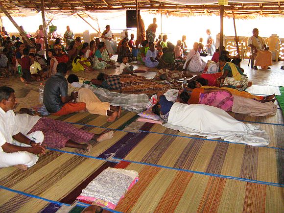 The fasting people at Idinthakarai