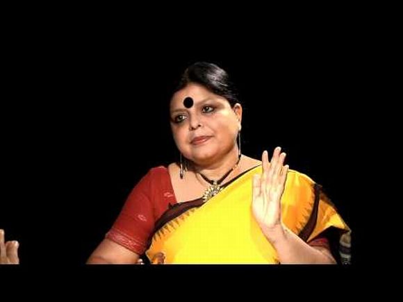 A video grab showing Congress leader Deepa Dasmunshi
