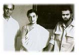With Indira Gandhi
