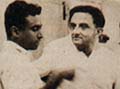 Vikram Sarabhai with Abdul Kalam at Thumba in the sixties