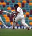 Sachin during his knock of 83 against Queensland