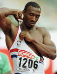 1992 Barcelona sprint champion Linford Christie