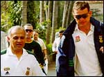 Goolam Rajah with coach Graham Ford