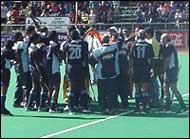Indian team celebrates after wining the final