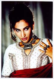 Rakshanda in White Casmir